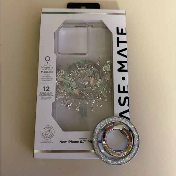 🌟BUNDLE DEAL🌟Case-Mate Touch of Pearl Case & Case-Mate Magnetic Ring Holder🌟 - Picture 11 of 16